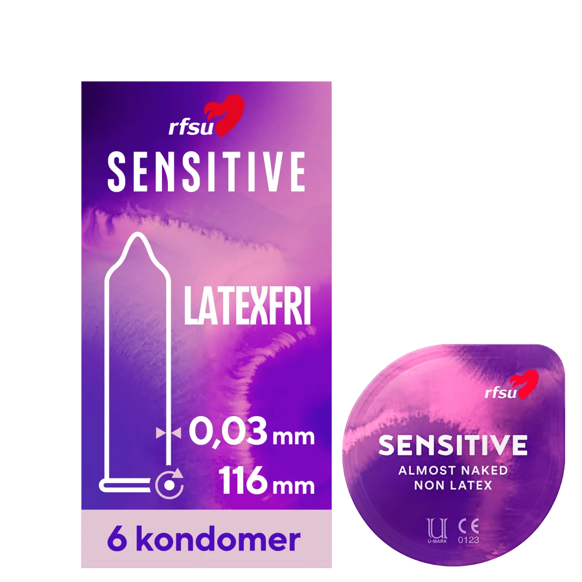 RFSU Sensitive kondom 6 st