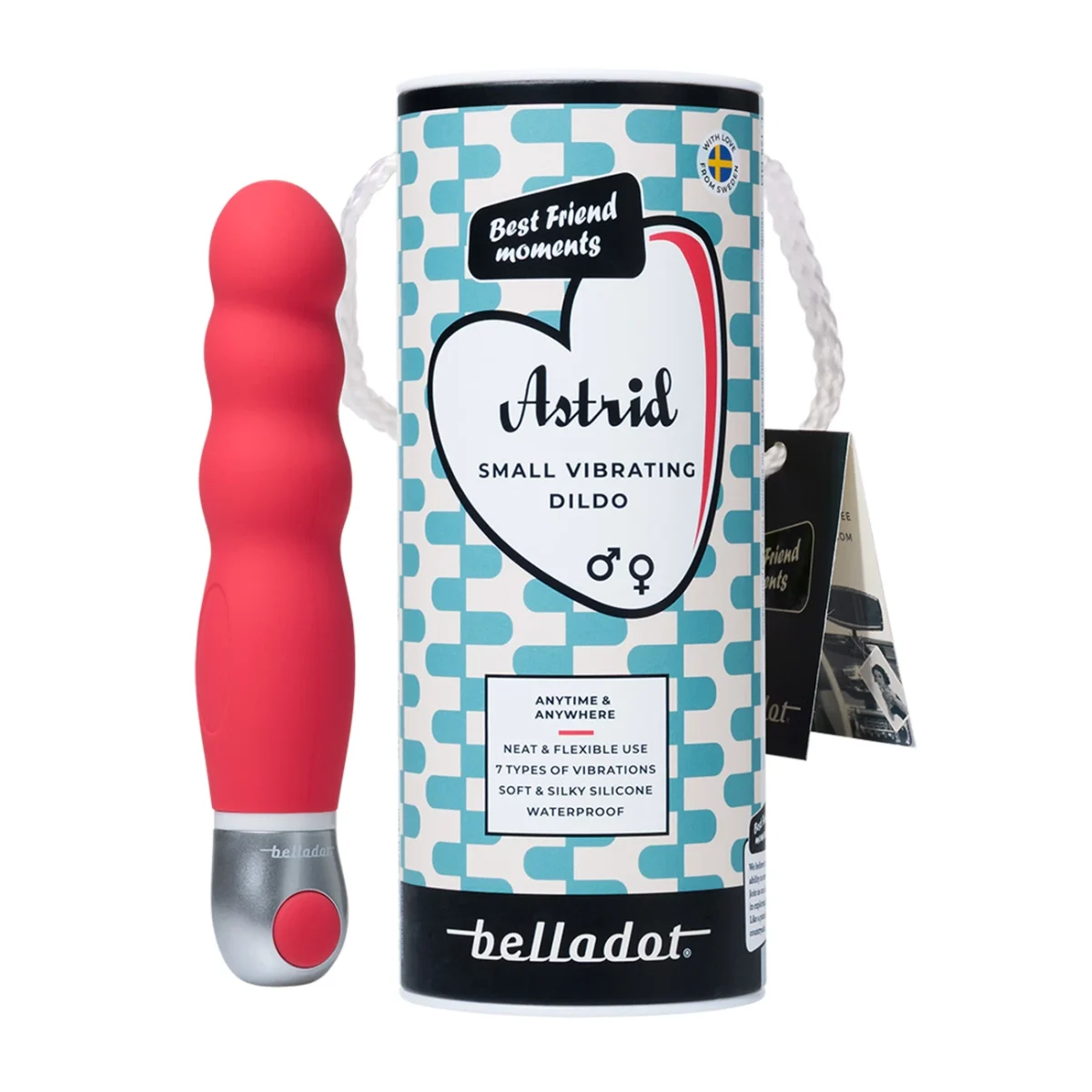 Belladot Astrid Liten Vibrerande Dildo