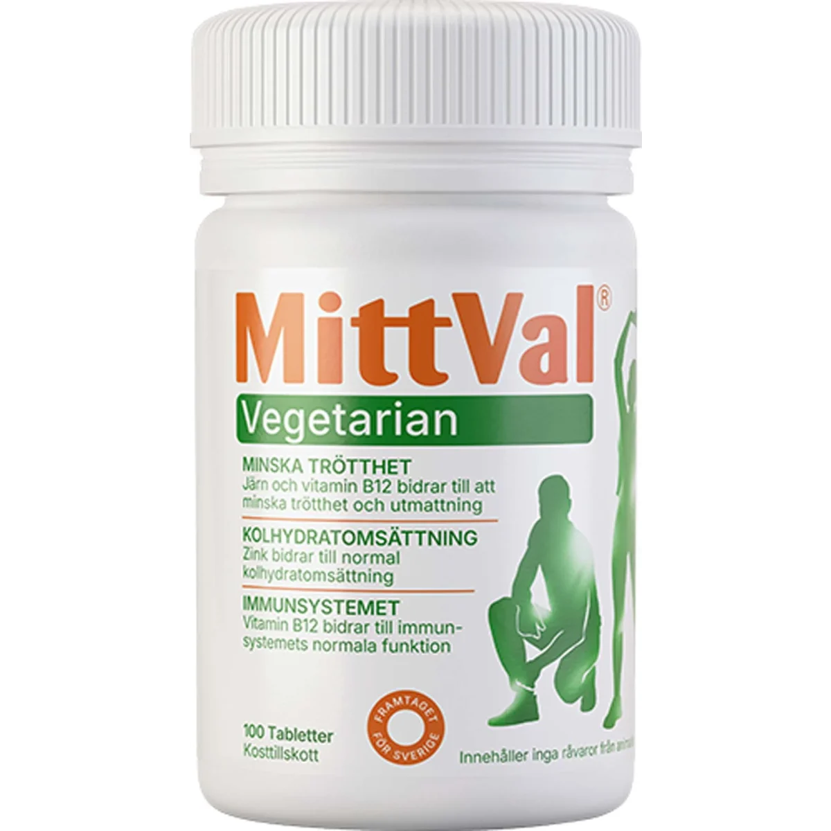 MittVal Vegetarian Tablett 100 st