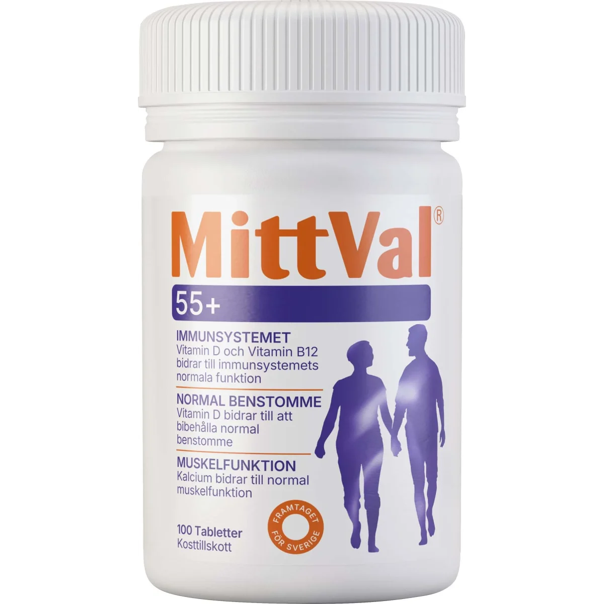 MittVal 55+ Tablett 100 st