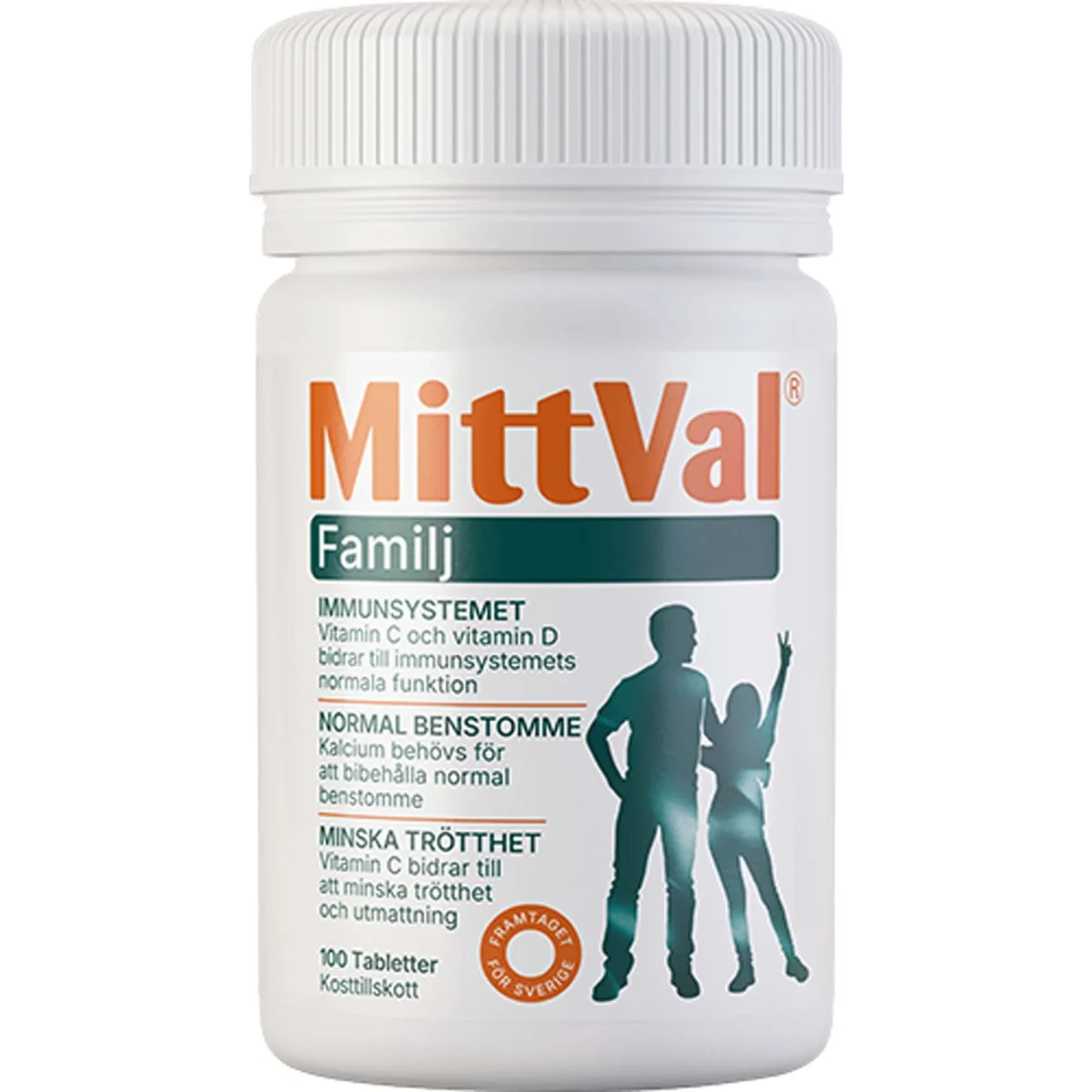 MittVal Familj Tablett 100 st