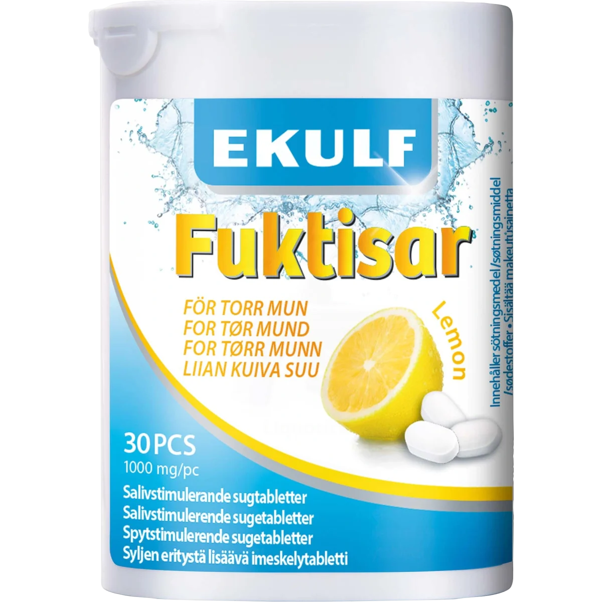 Ekulf Fuktisar 30 st Lemon