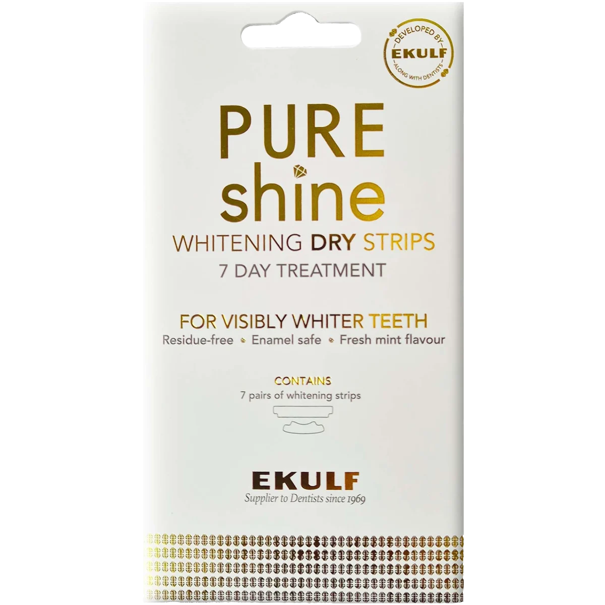 Ekulf Shine Whitening Dry Strips 7 st