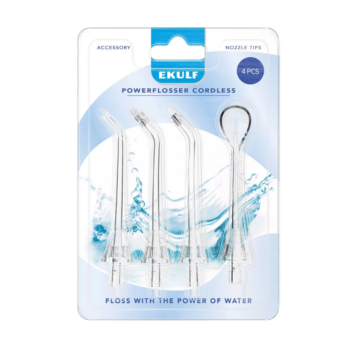 Ekulf PowerFlosser Premium Refill 4 st
