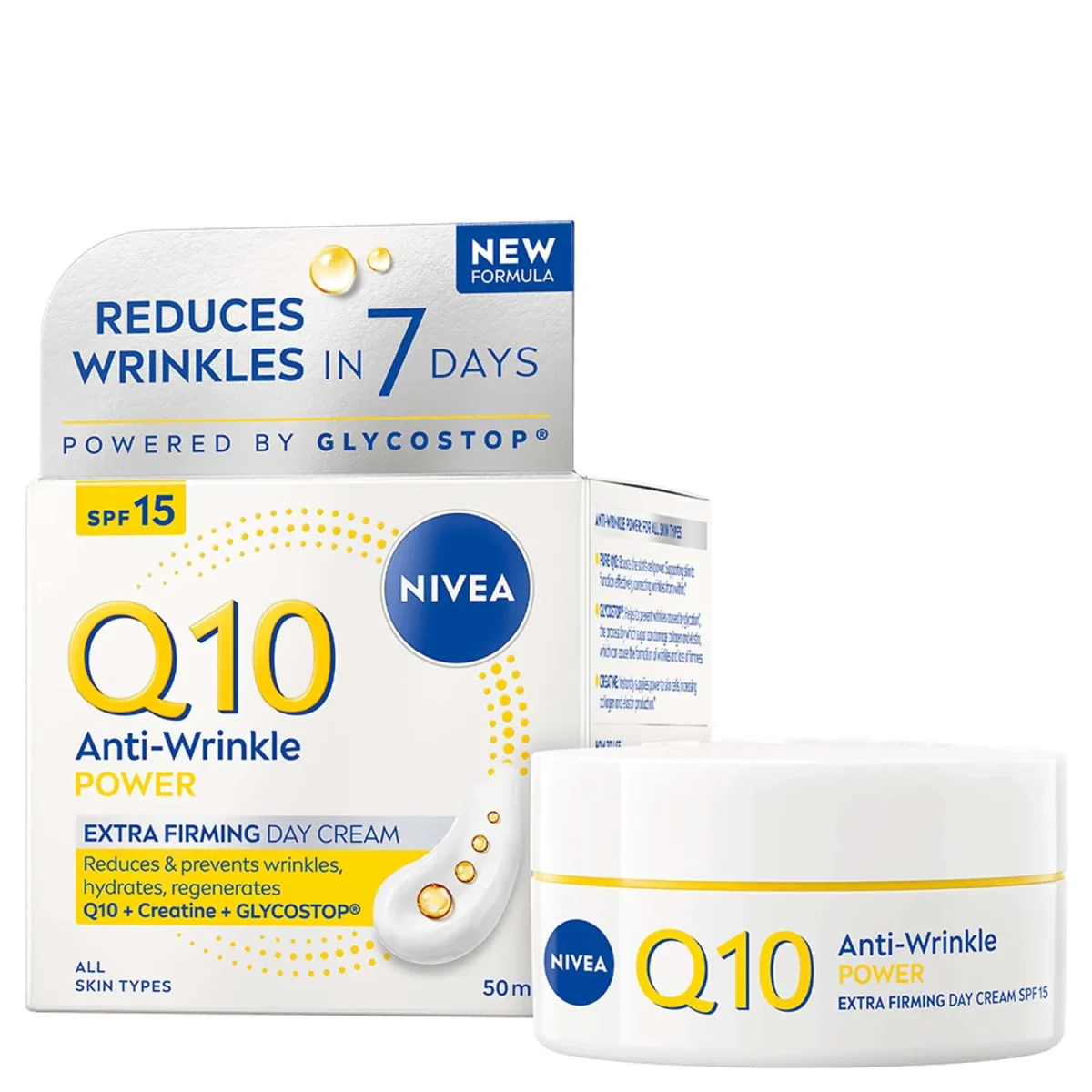 Nivea Q10 Power Firming Day Cream SPF 15, 50 ml