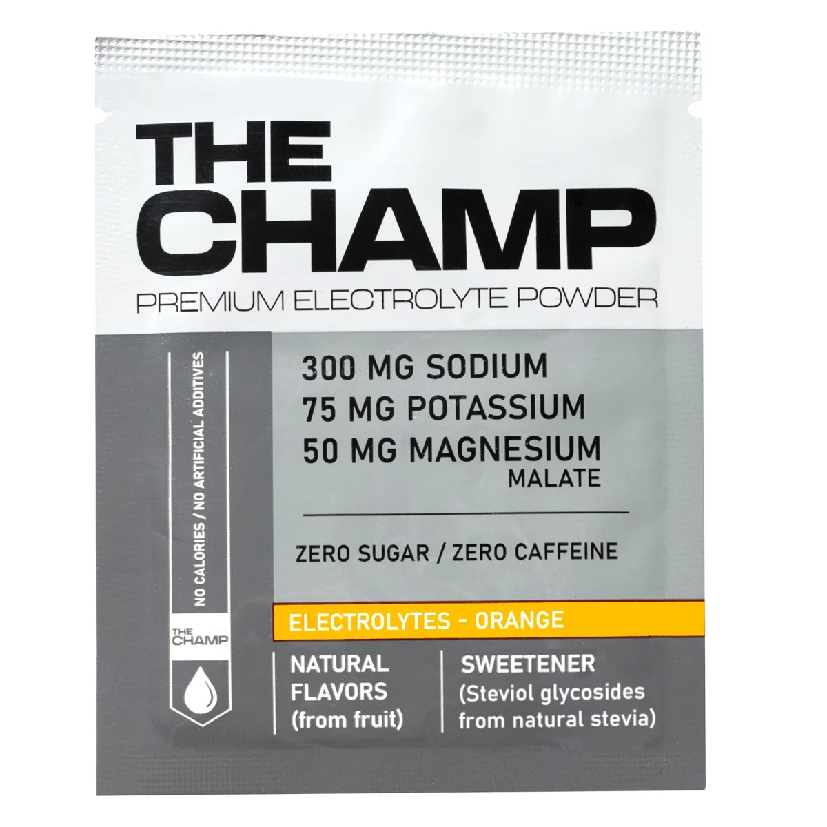 THECHAMP Sockerfritt Elektrolytpulver Apelsin 12-pack