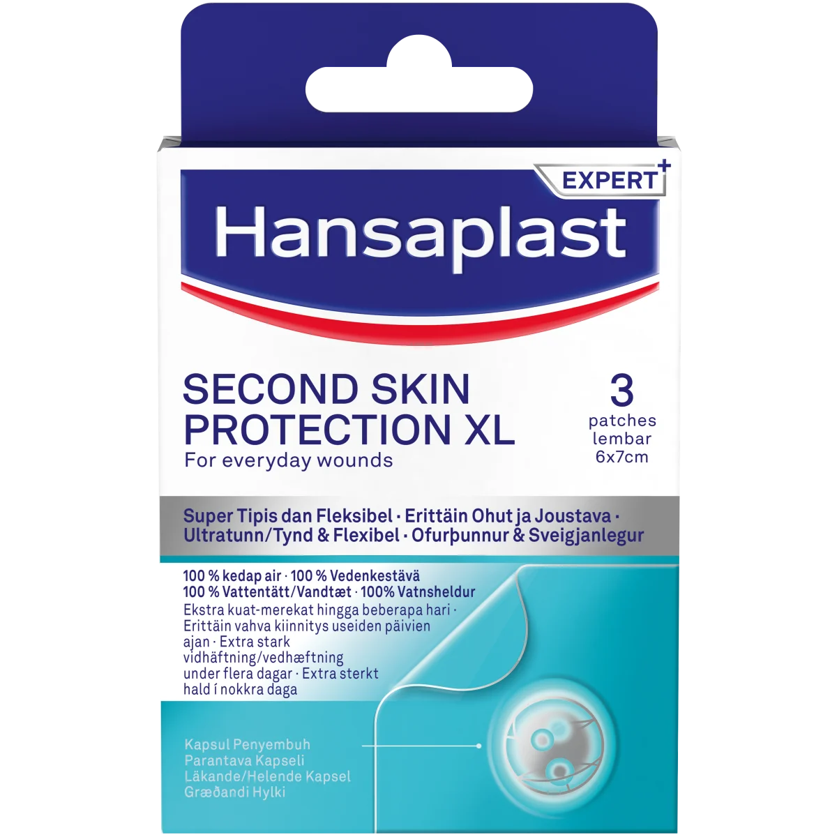 Hansaplast Second Skin XL 3 st