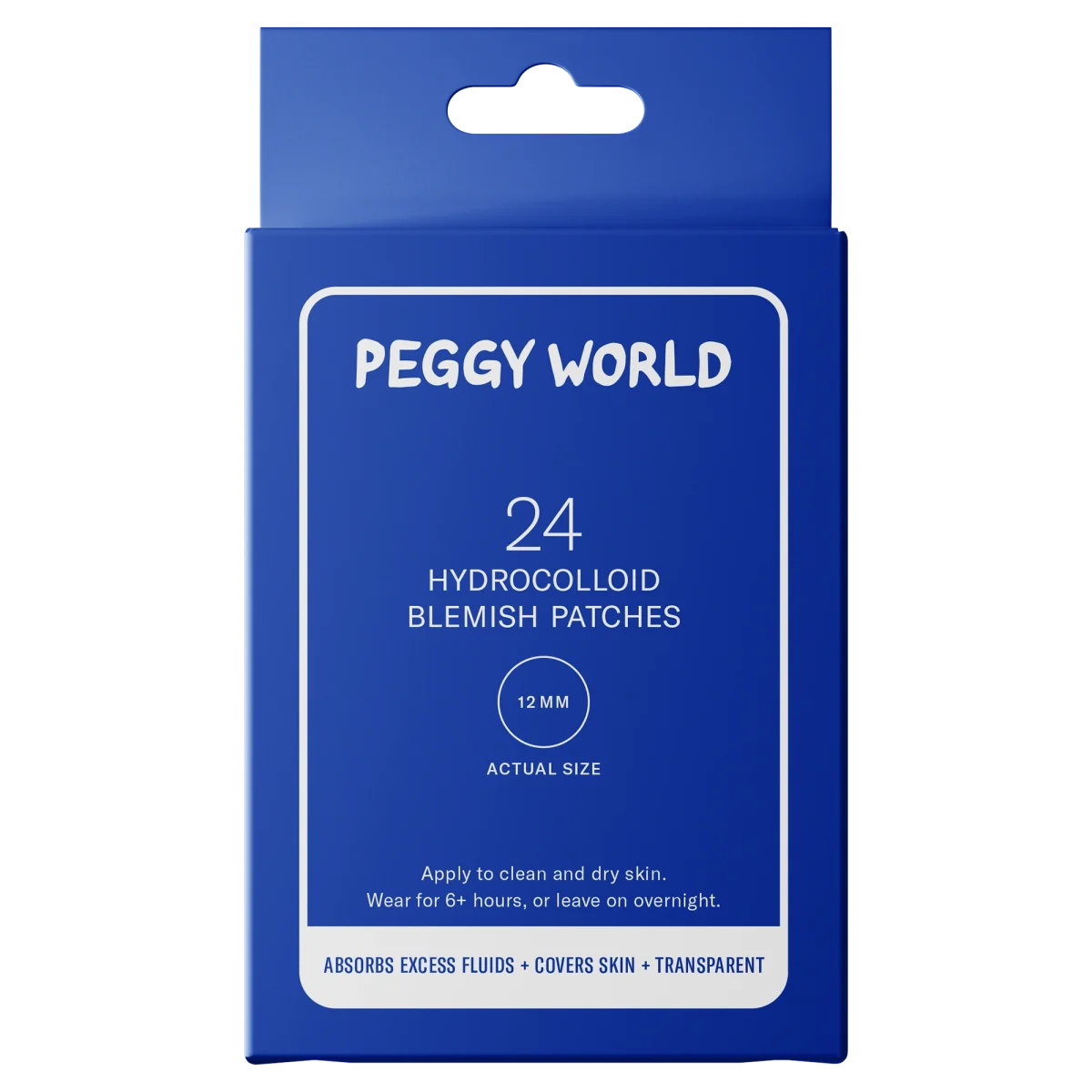 Peggy World Blemish Patches Round Transparent 24 st