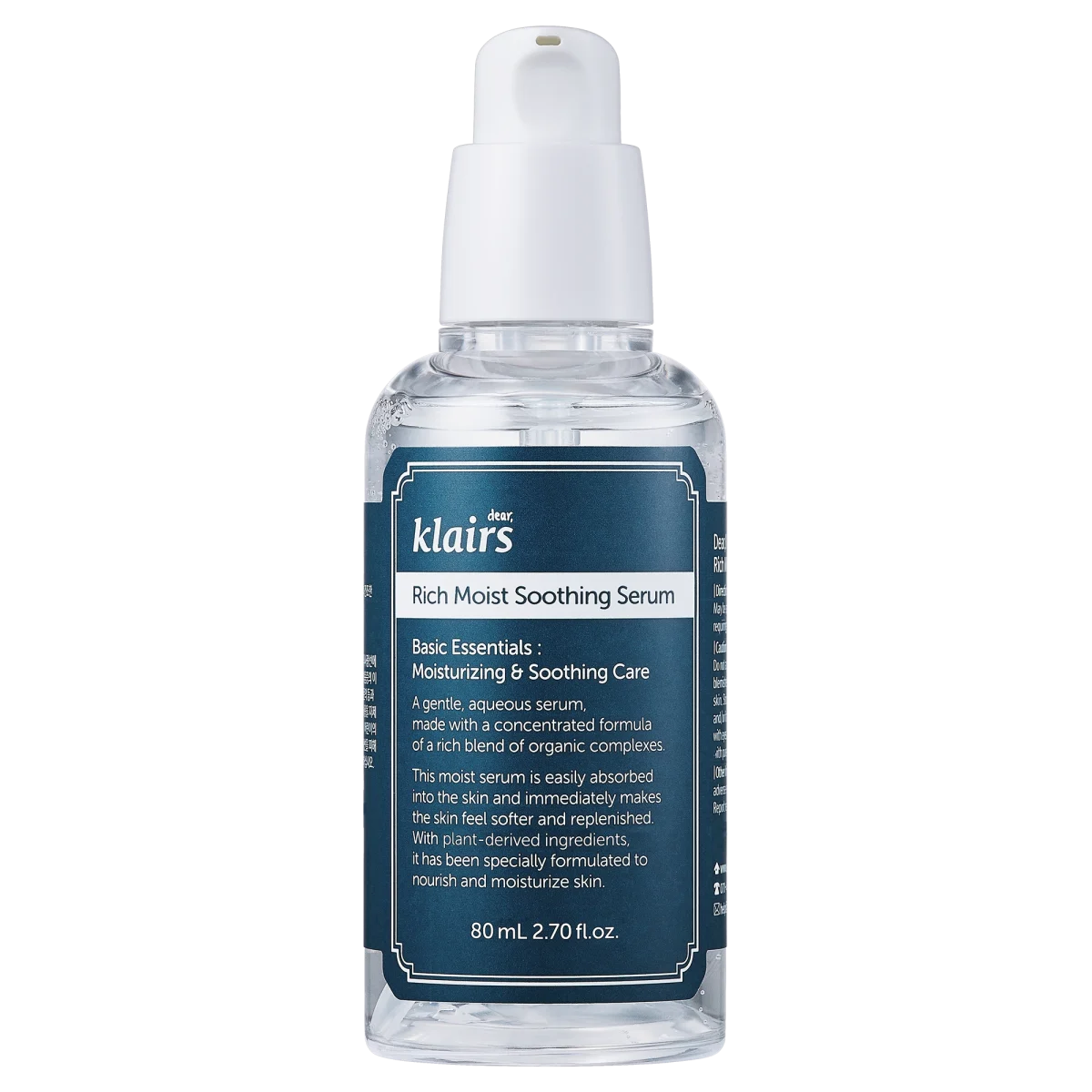 Klairs Rich Moist Soothing Serum 80 ml