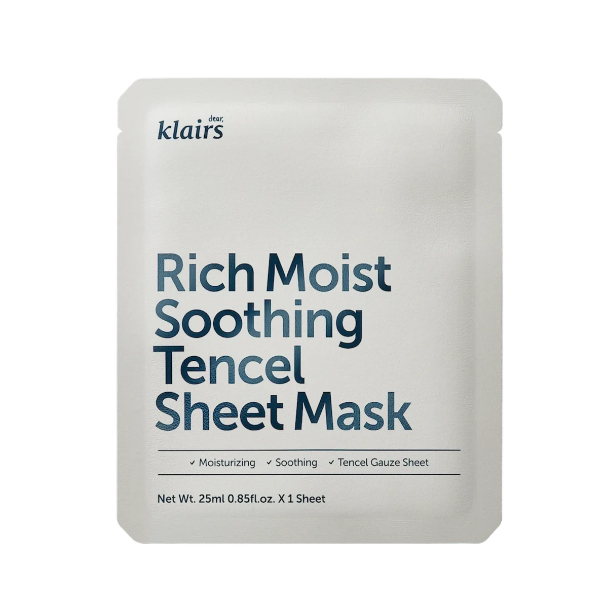 Klairs Rich Moist Soothing Tencel Sheet Mask 25 ml