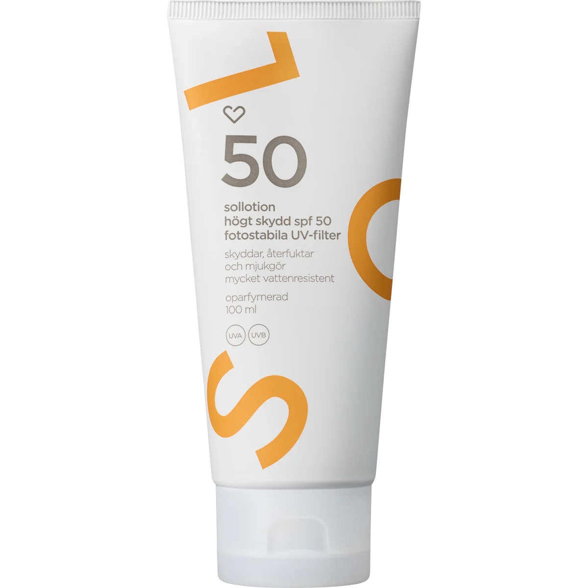 Hjärtats Sollotion SPF 50, 100 ml