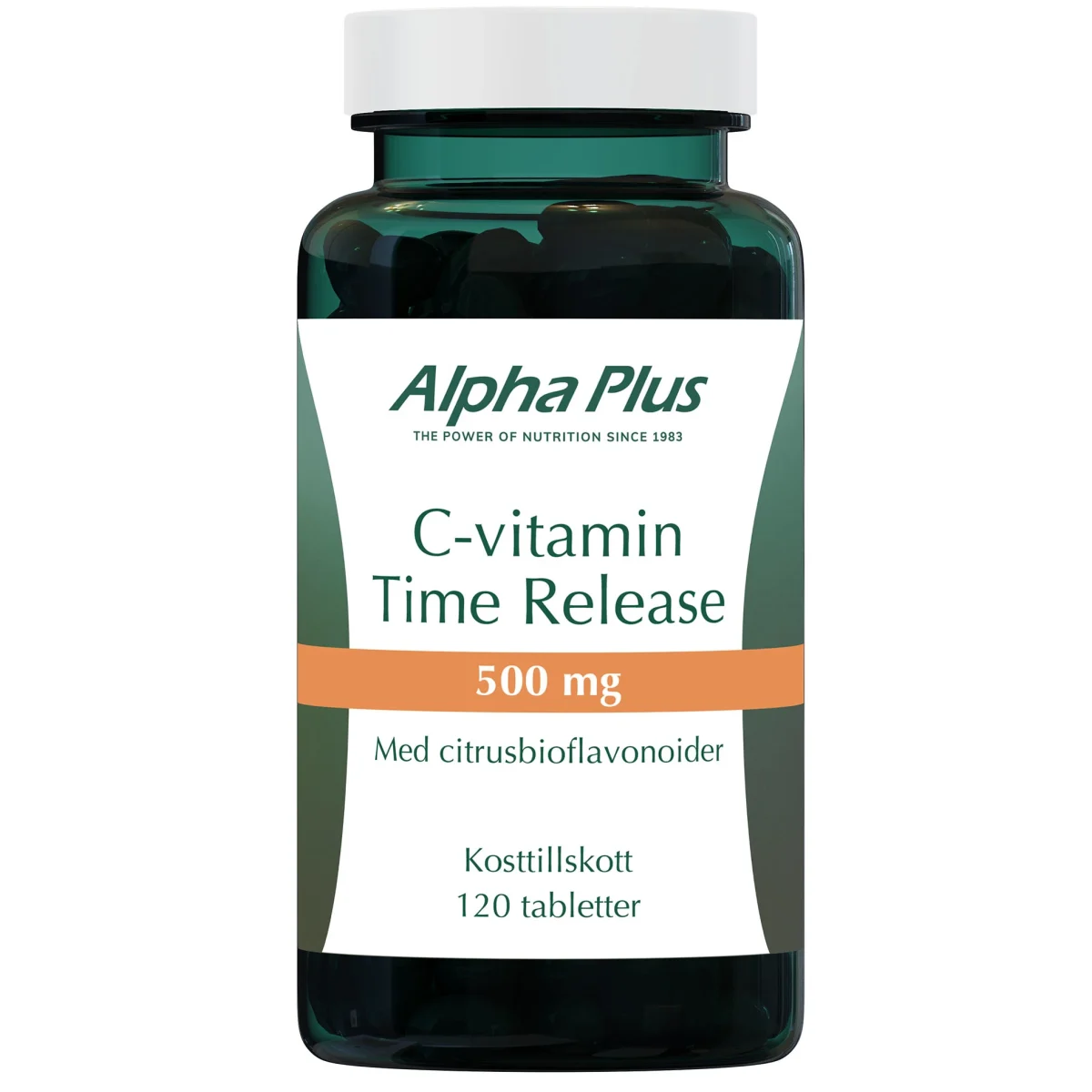 Alpha Plus C-vitamin Time Release 500 mg 120 tabletter