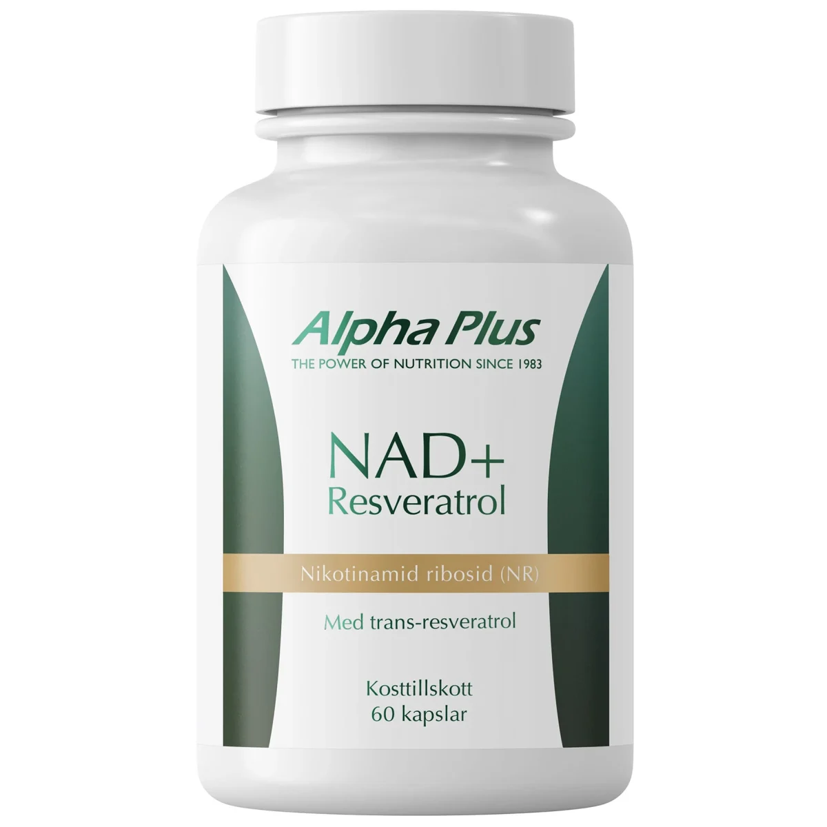Alpha Plus NAD+ Resveratrol 60 kapslar