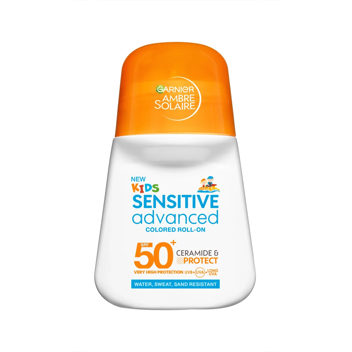 Garnier Ambre Solaire Sensitive Advanced Kids Roll-On SPF50+, 18 g