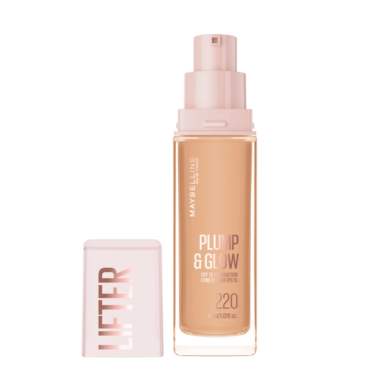 Maybelline New York Lifter Plump & Glow Foundation 30 ml 220