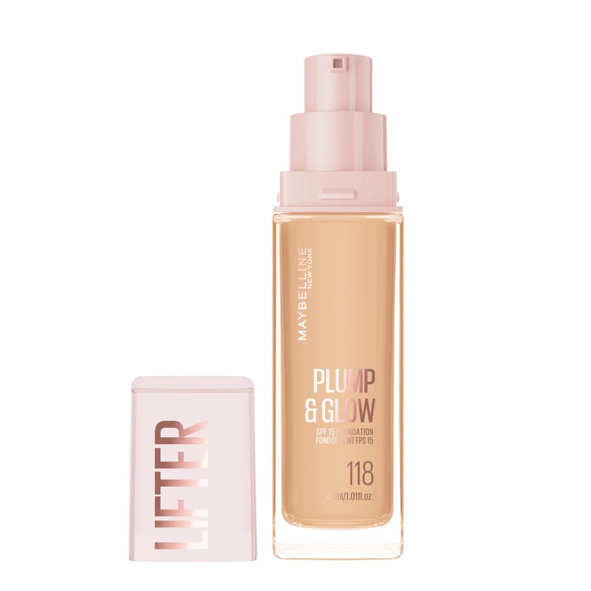 Maybelline New York Lifter Plump & Glow Foundation 30 ml 118