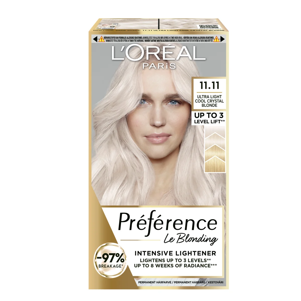 L'Oréal Paris Préférence Le Blonding Permanent Hårfärg 11.11 Oslo 1-pack