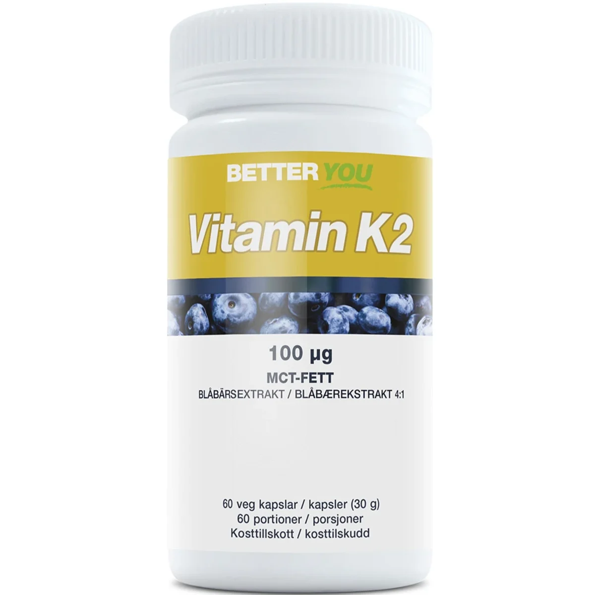 Better You Vitamin K2 100 µg 90 kapslar