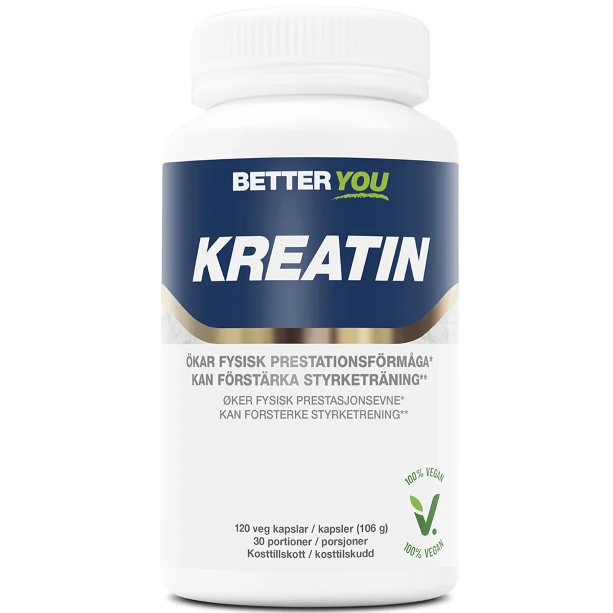 Better You Kreatinkapslar 120 kapslar