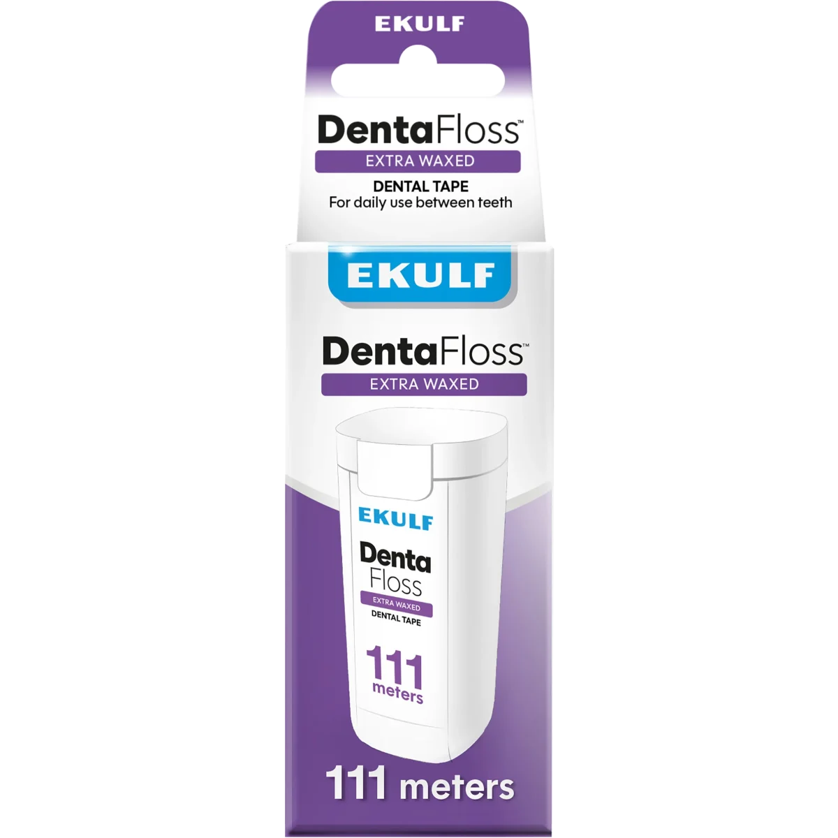 EKULF DentaFloss Extra Waxed 111 m