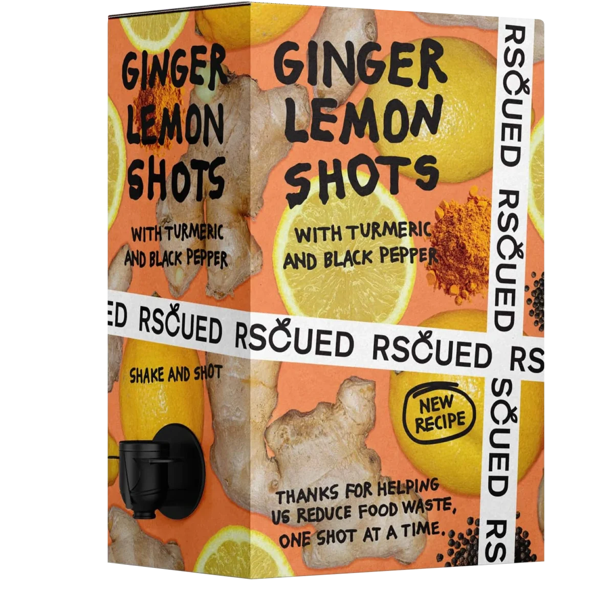 RSCUED Ginger Lemon Shots 1,5 liter