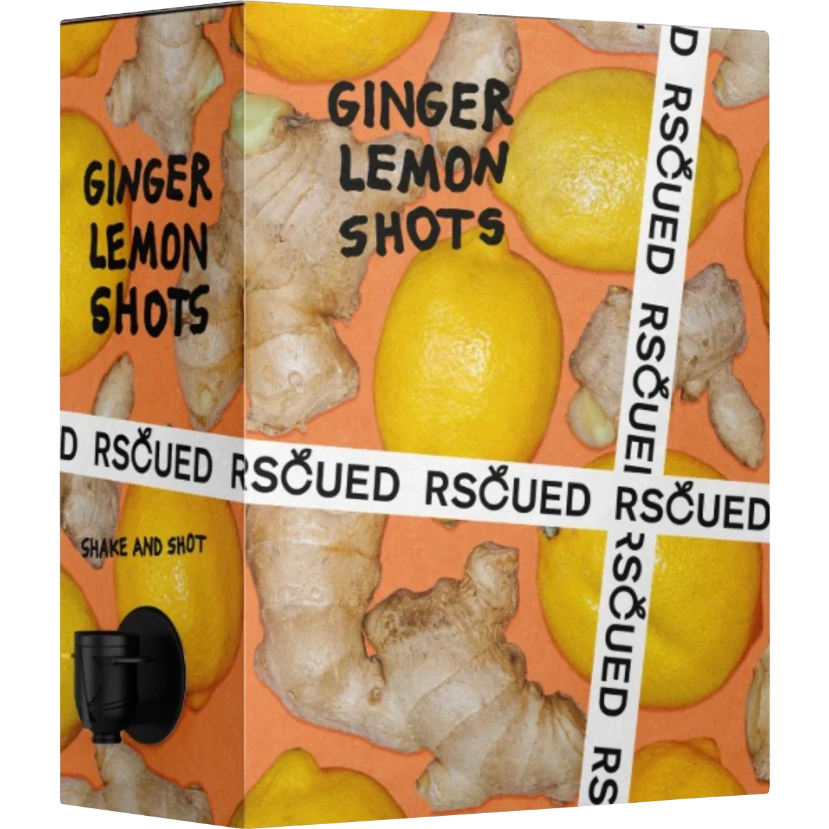 RSCUED Ginger Lemon Shots 3 liter