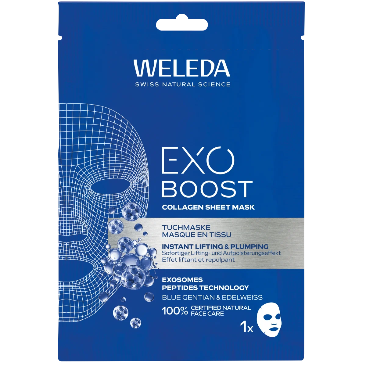 Weleda Exo Boost Collagen Sheet mask 20 ml