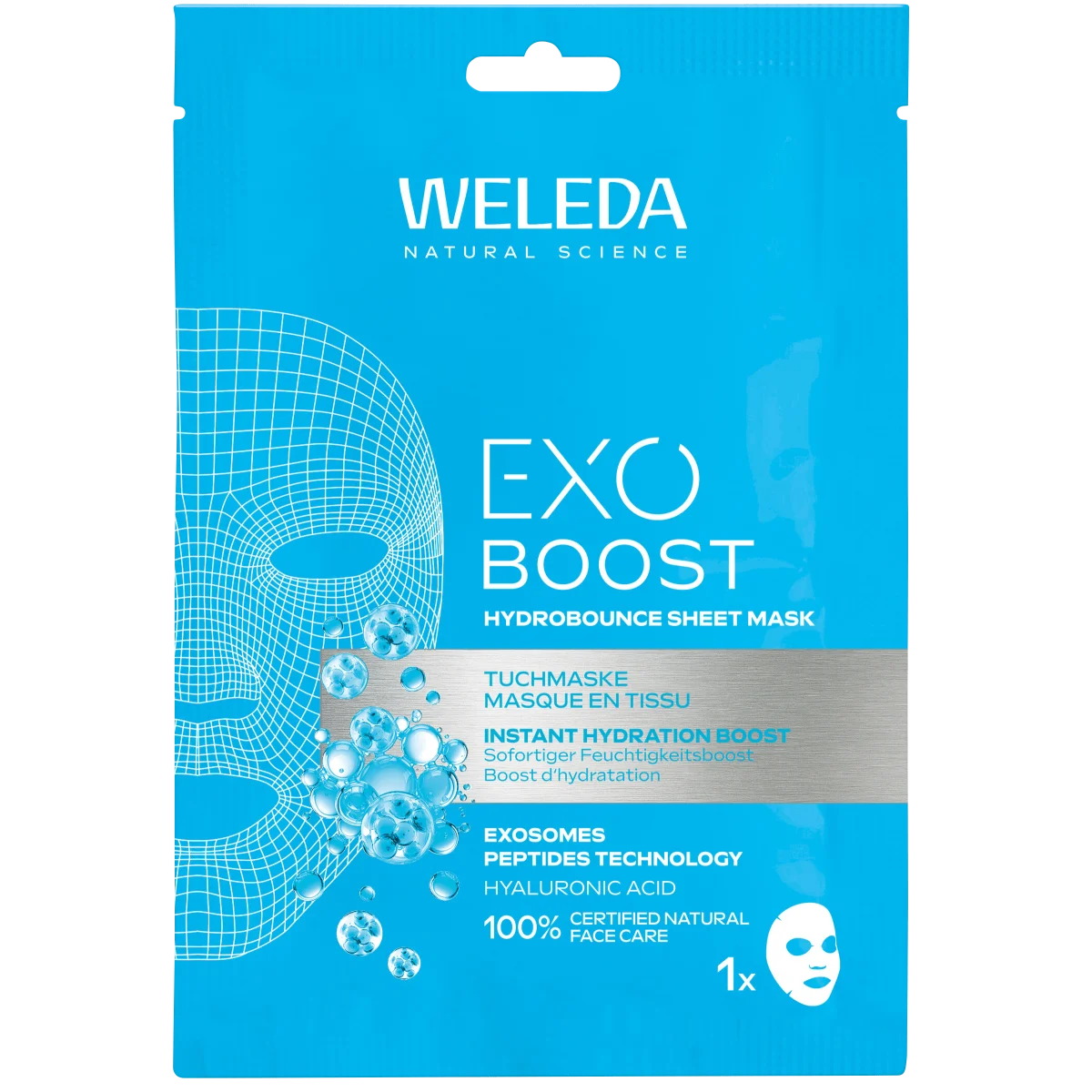 Weleda Exo Boost Hydrobounce Sheet Mask 20 ml