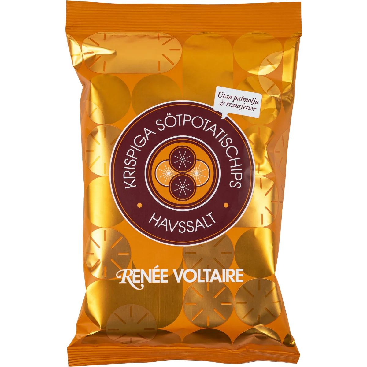 Renée Voltaire Kassava Chips Sötpotatis Taro rot Matbanan 115g