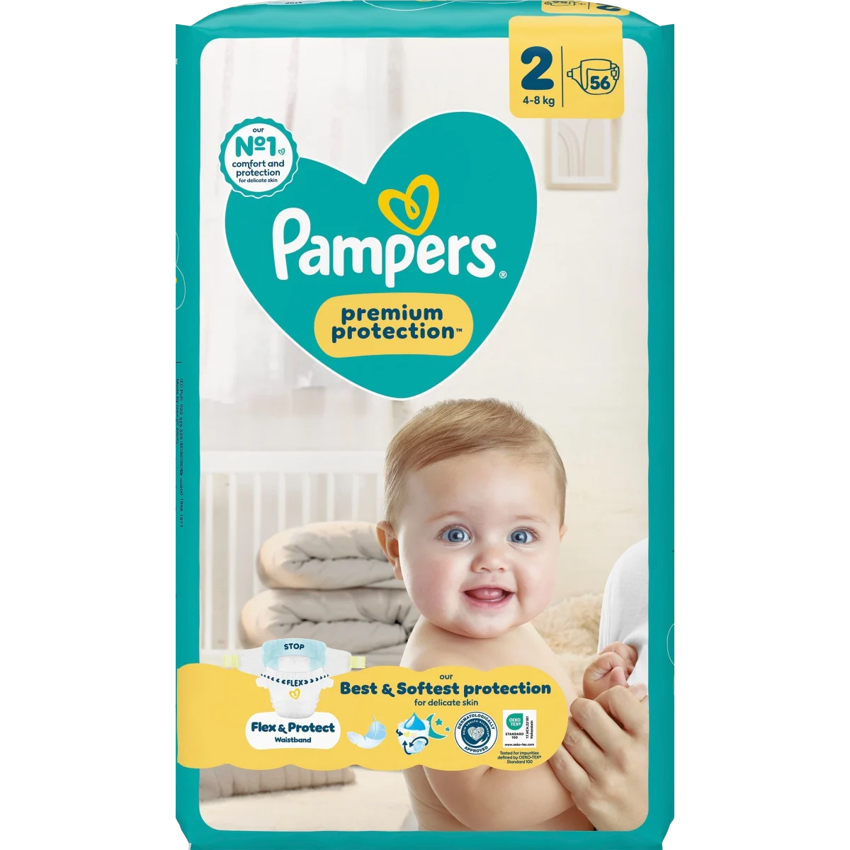 Pampers Premium Protection S2 4-8 kg 56 st