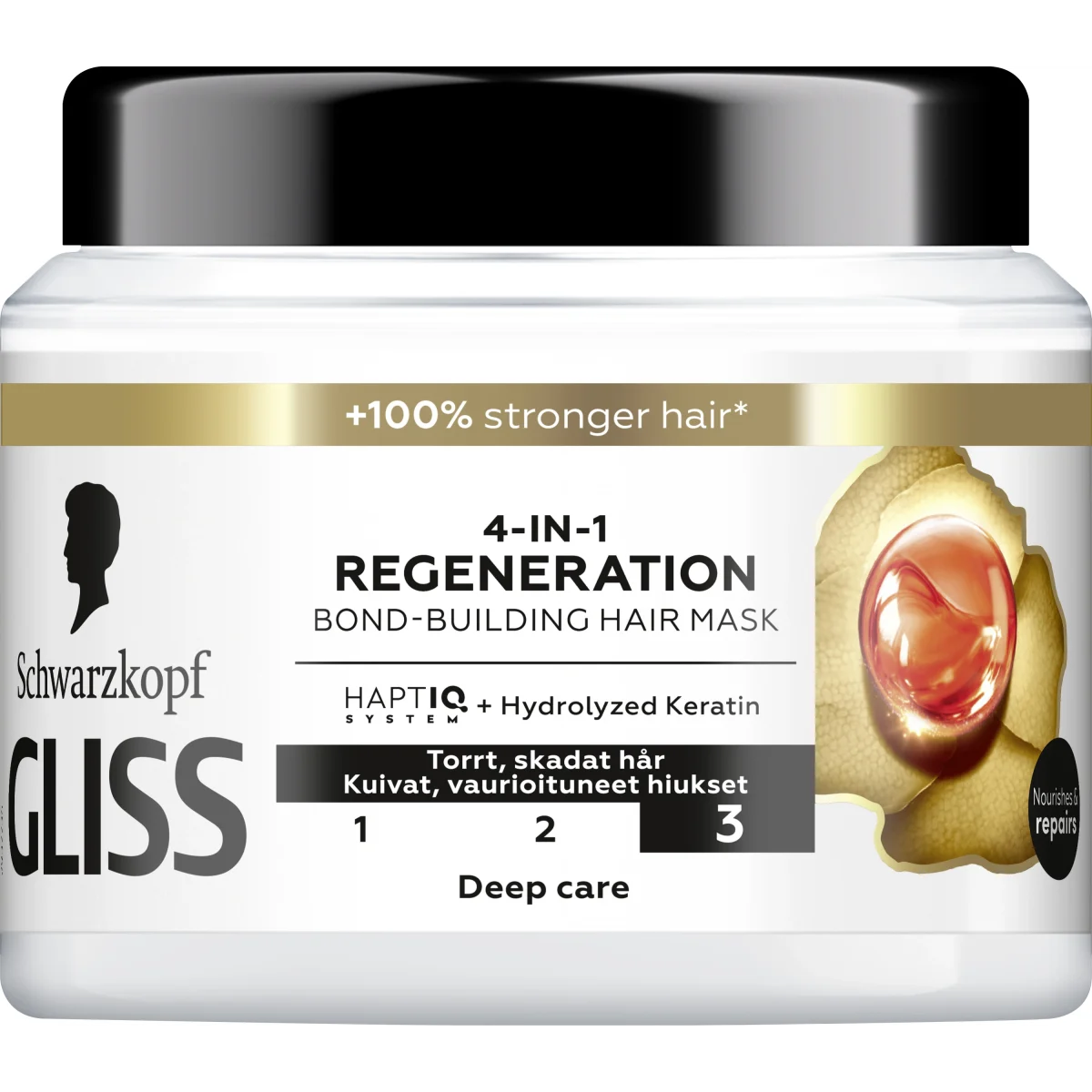 Schwarzkopf Gliss 4-In-1 Regeneration Bond-Building Hair Mask 400 ml