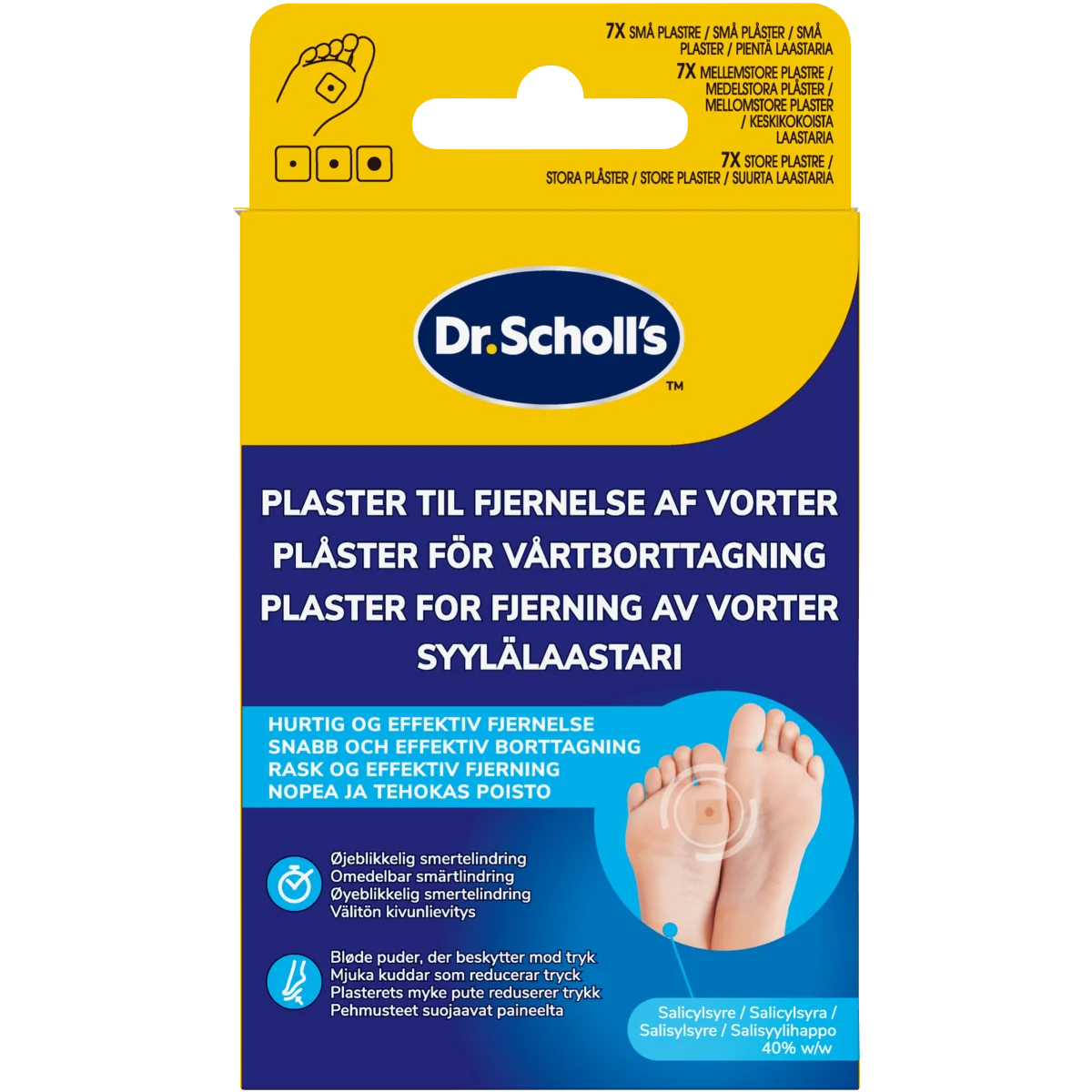 Dr. Scholl's Plåster för vårtborttagning 7 st