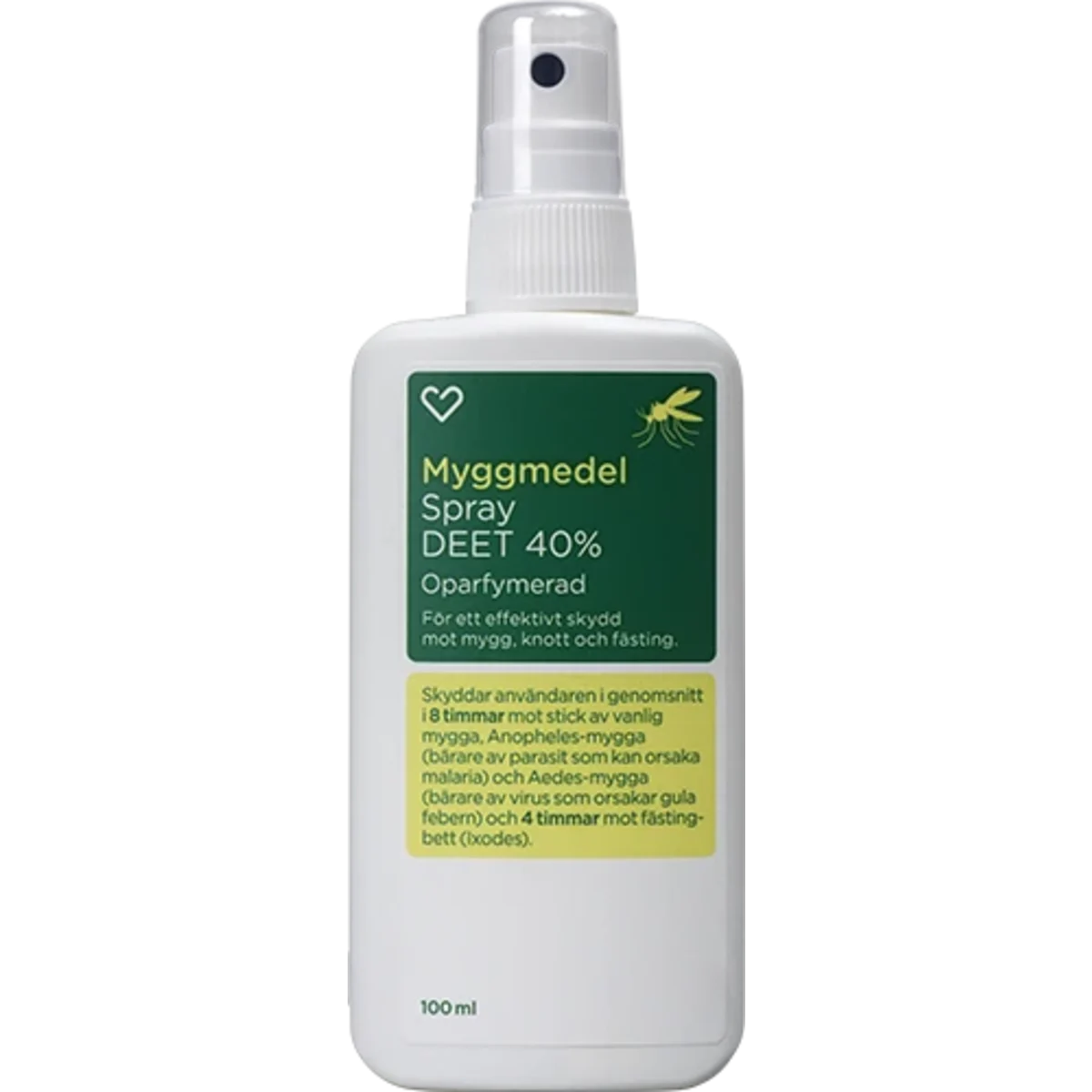Hjärtats Myggmedel DEET 40% Spray 100 ml