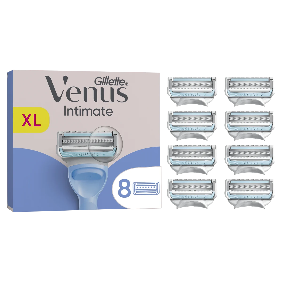 Gillette Venus Initimate Rakblad för Intimområdet 8 st