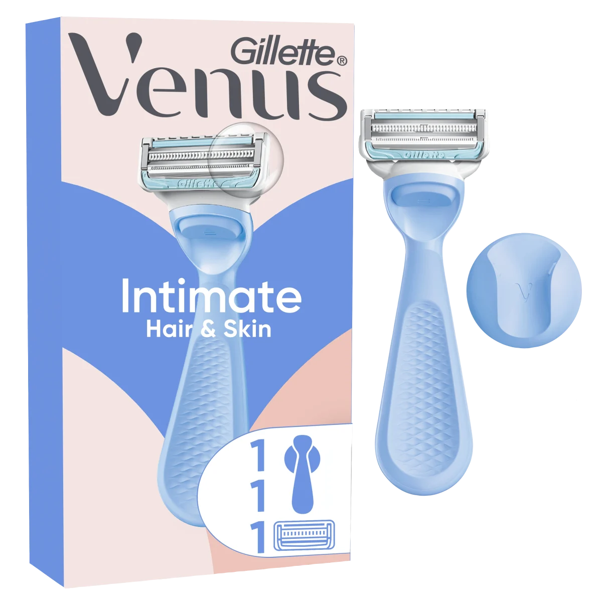 Gillette Venus Initimate Rakhyvel för Intimområdet, 1 rakblad