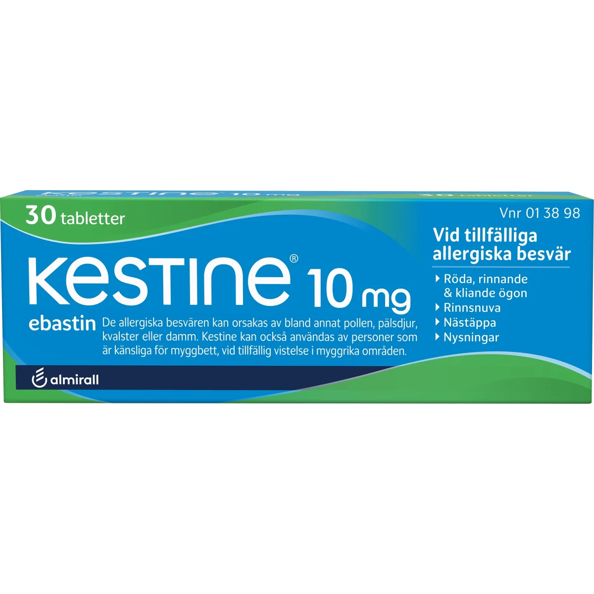 Kestine Tablett 10 mg 30 st