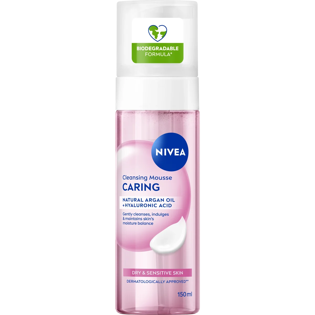 NIVEA Caring Cleansing Mousse 150 ml