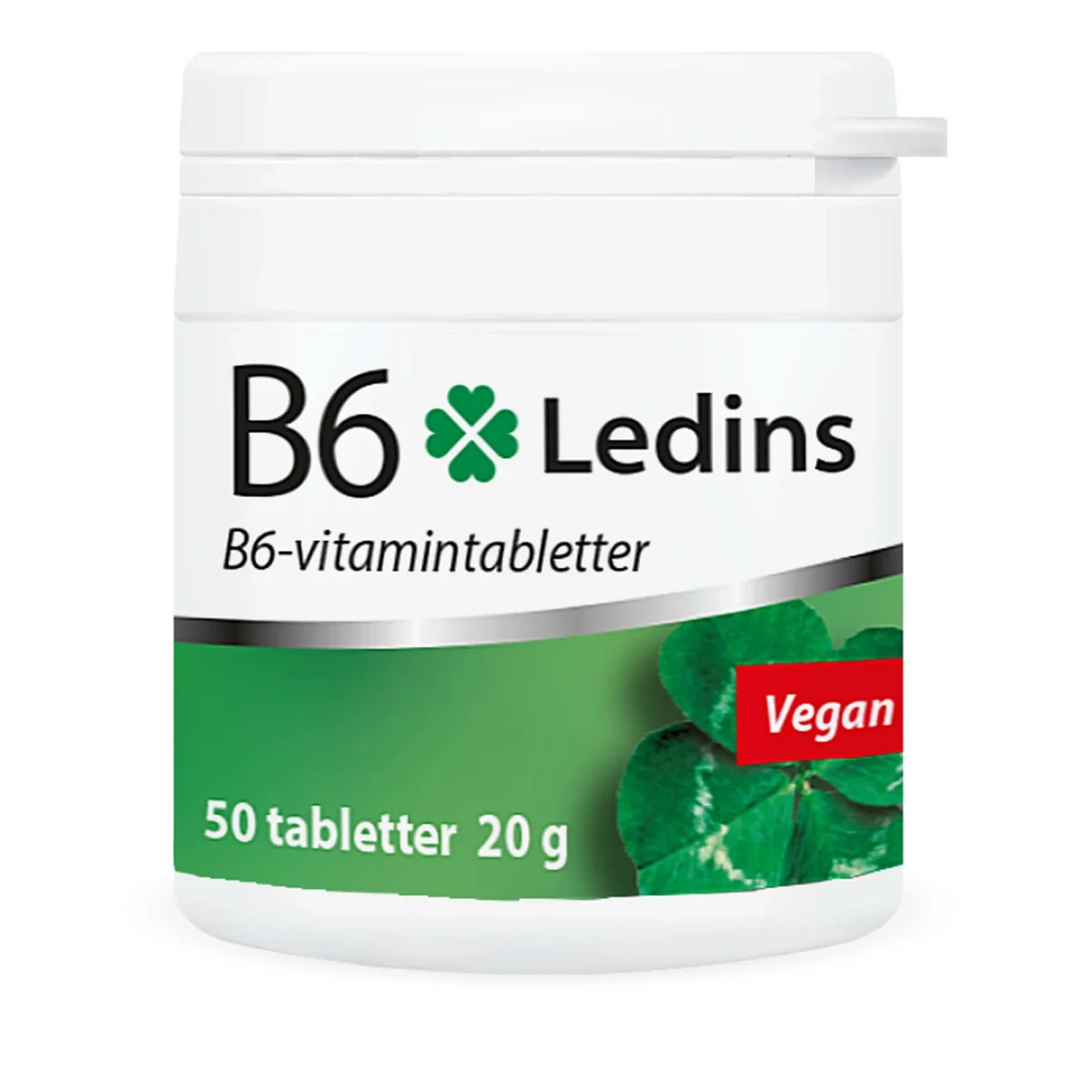 Ledins Vitamin B6 20 mg, 50 st