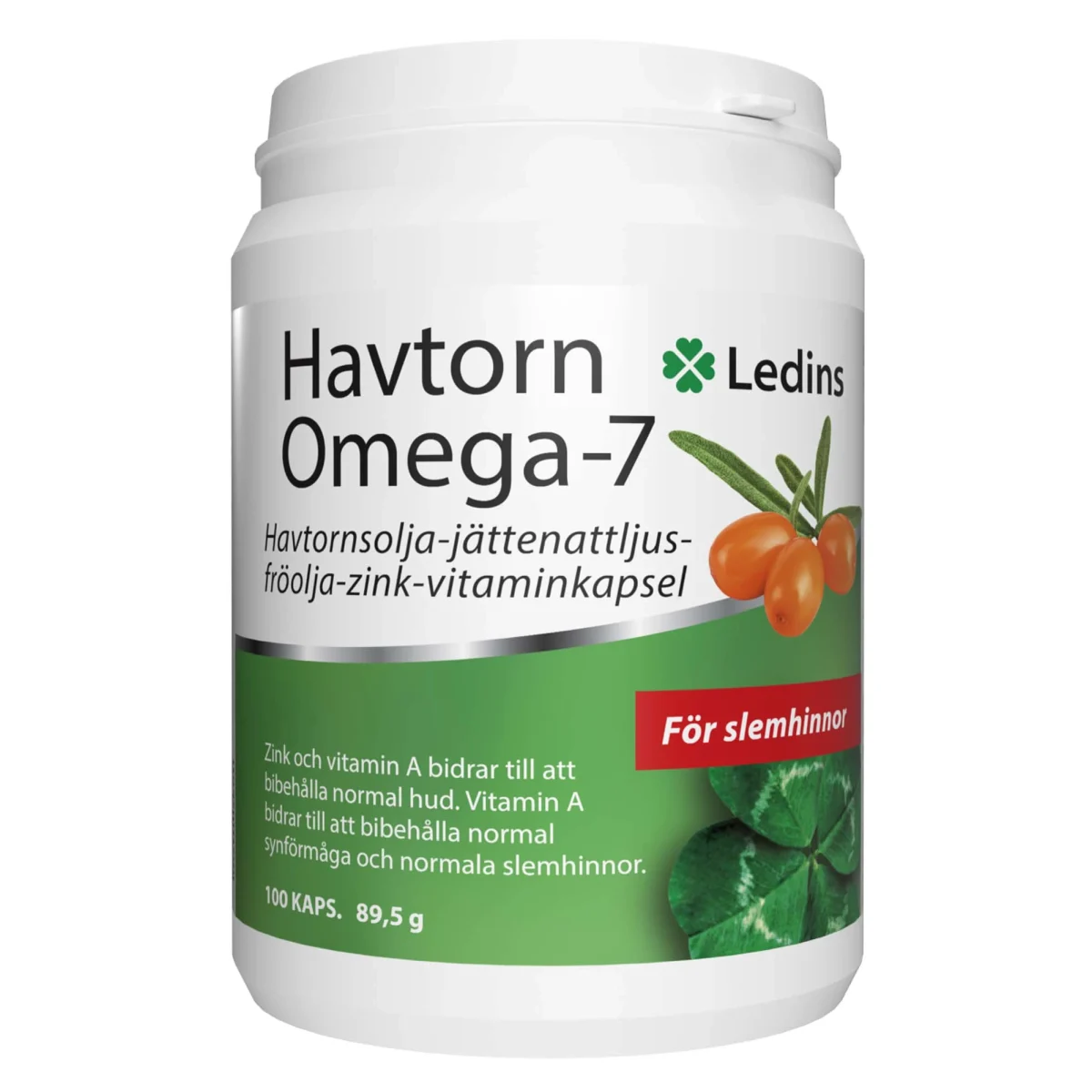 Ledins Havtorn Omega-7 100 kapslar