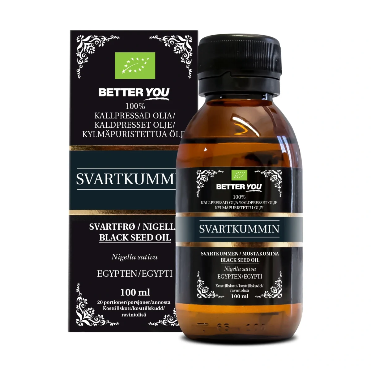 Better You Svartkumminolja EKO Kallpressad 100 ml
