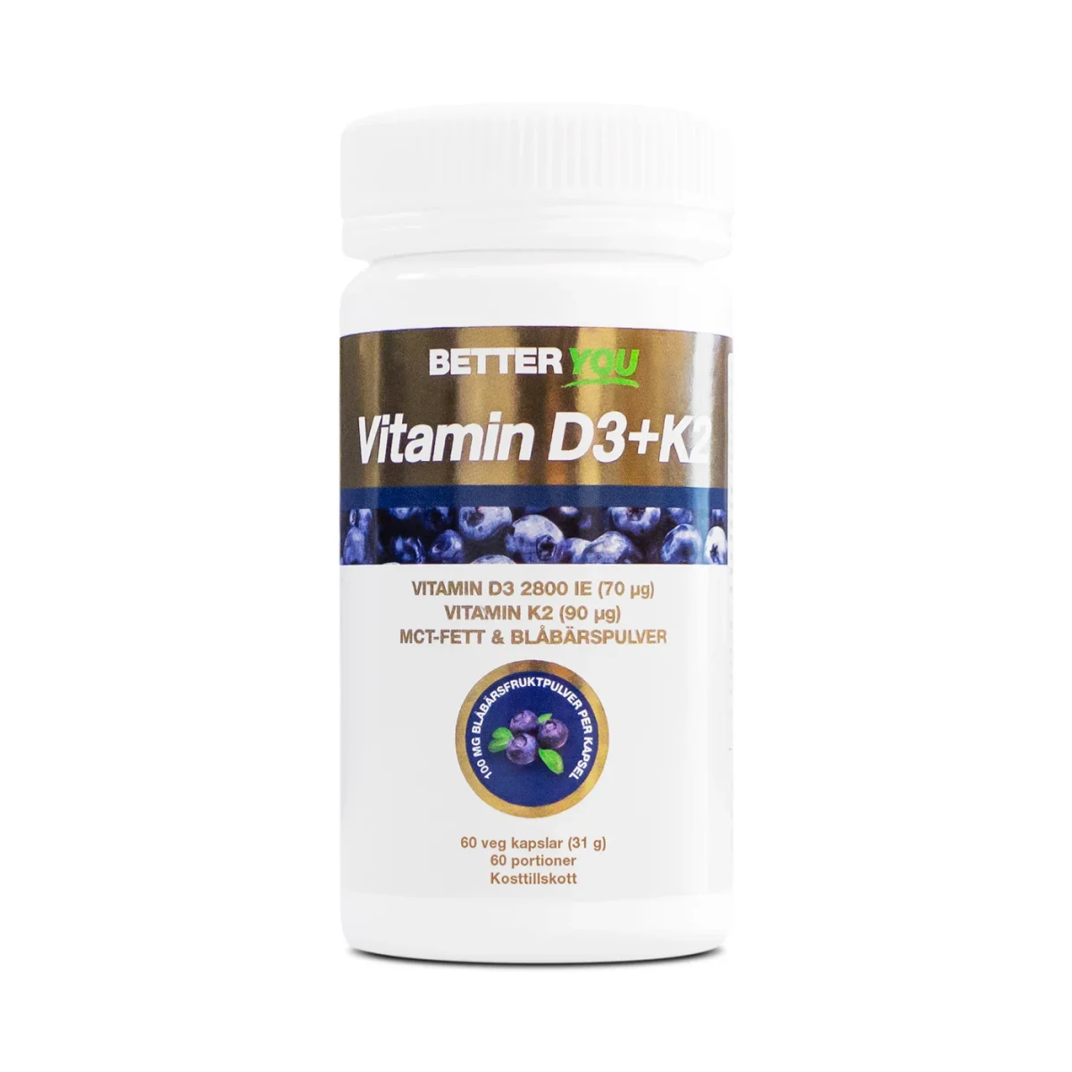 Better You Vitamin D3+K2 60 st