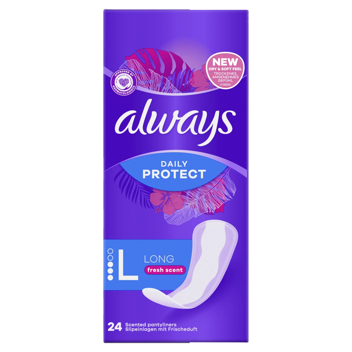 Always Dailies Fresh Extra Protect Large Trosskydd 24 st