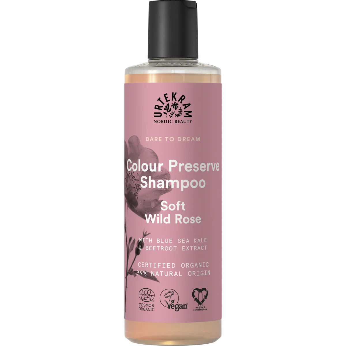 Urtekram Dare To Dream Soft Wild Rose Colour Preserve Shampoo 250 ml
