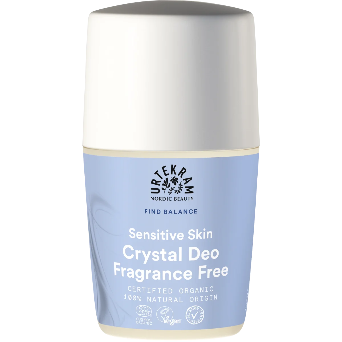 Urtekram Find Balance Fragrance Free Deo Crystal 50 ml