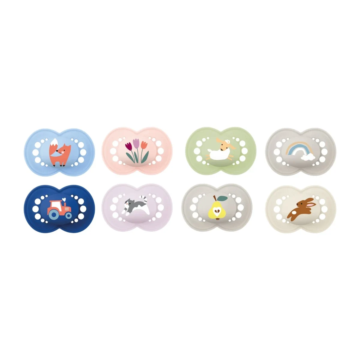 MAM Original Napp 16-36 mån Silk Mixade Färger 2-pack