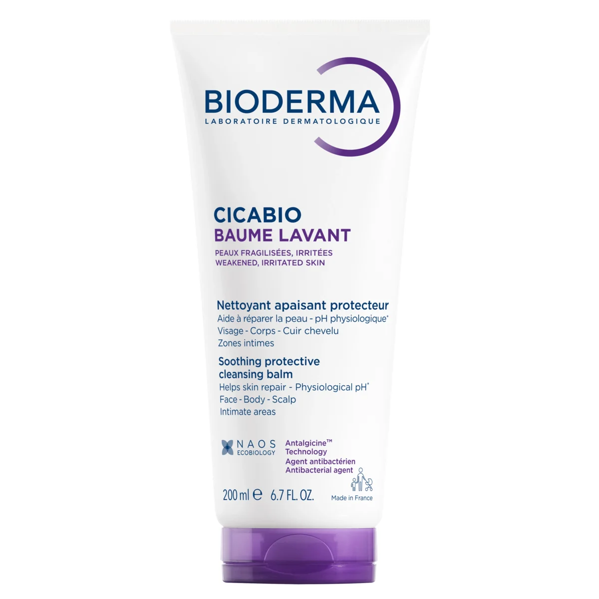 Bioderma Cicabio Baume Lavant 200 ml