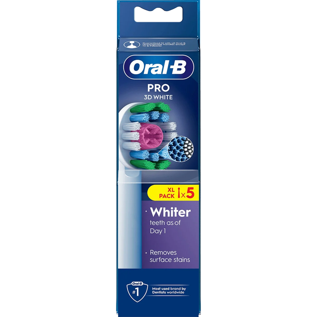 Oral-B 3D White Tandborsthuvuden 5-pack