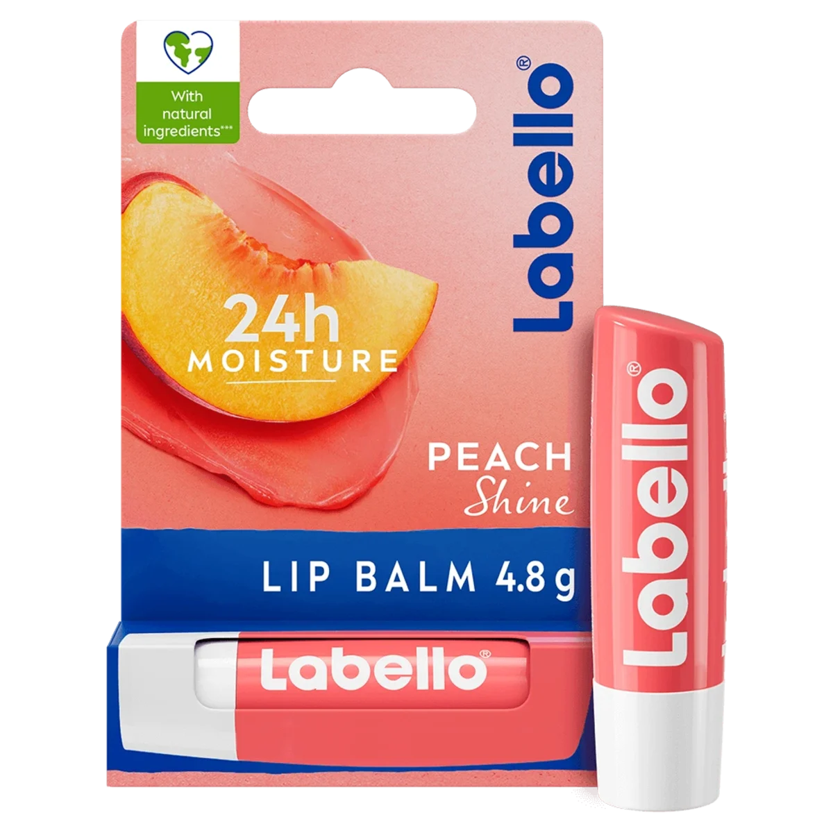Labello Peach Shine Lip Balm 4,8 g