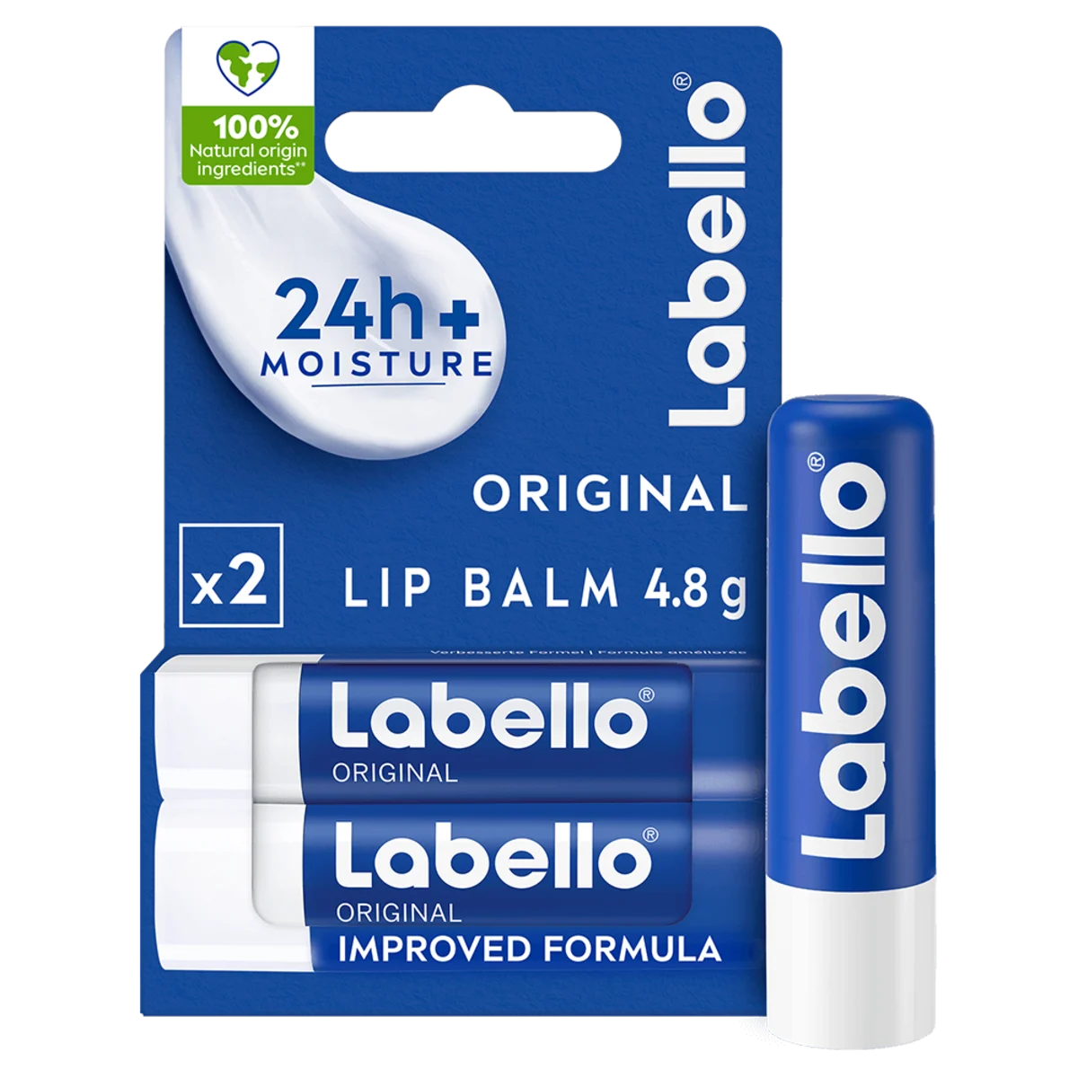 Labello Original Care Lip Balm 2x4,8 g