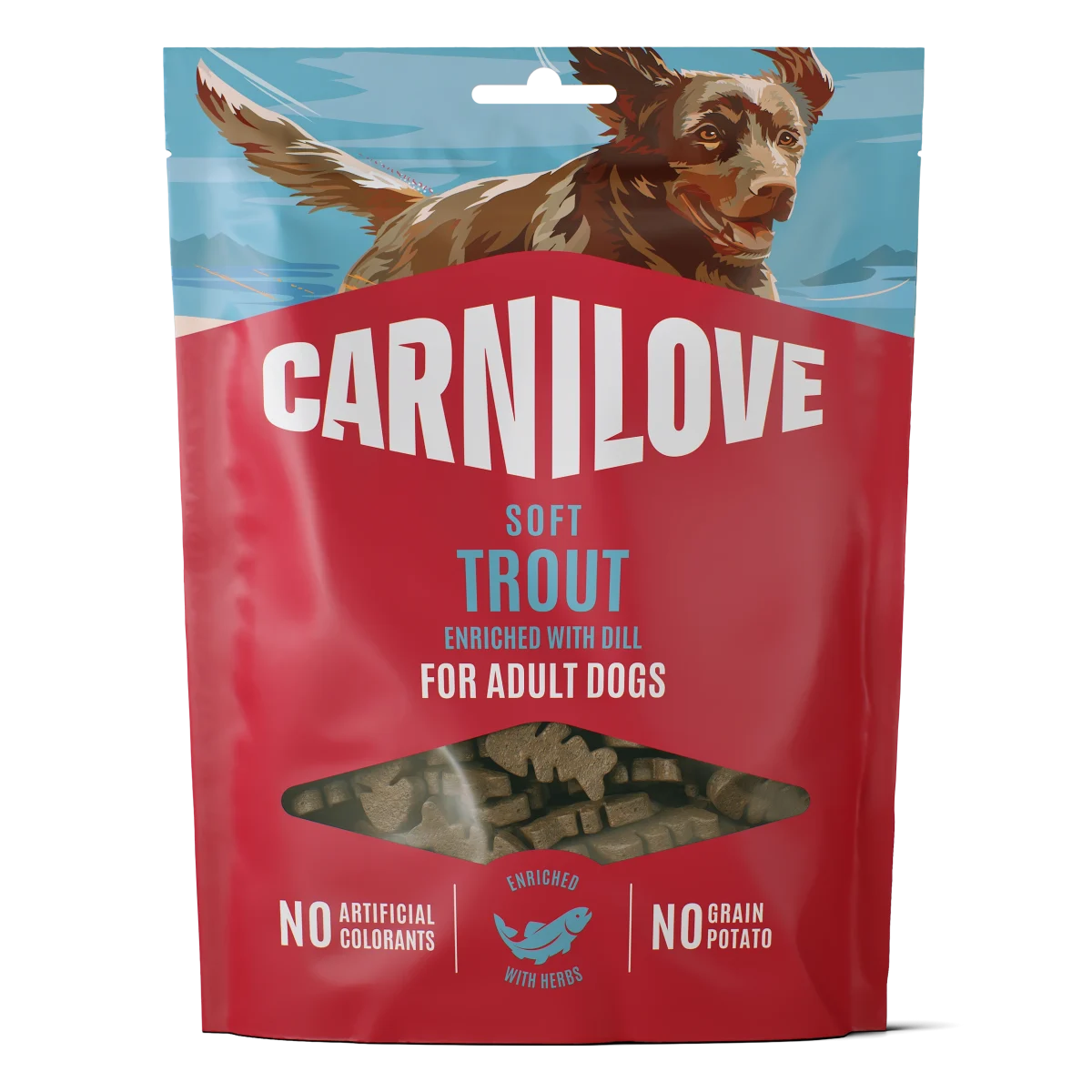 Carnilove Dog Soft Snack Trout enriched with Dill 200 g